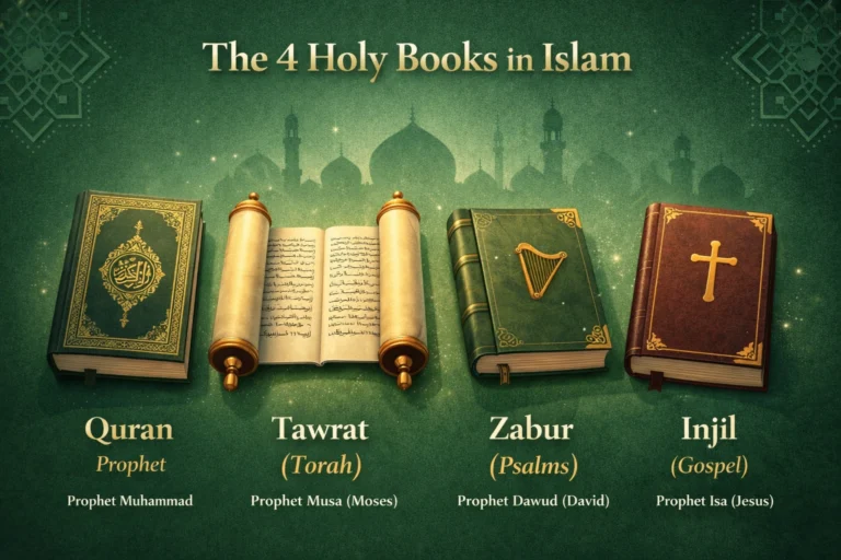 4 holy books in islam