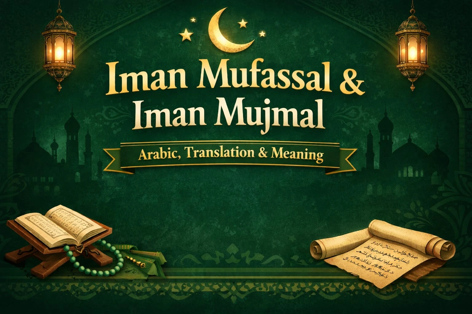 iman mufassal and iman mujmal