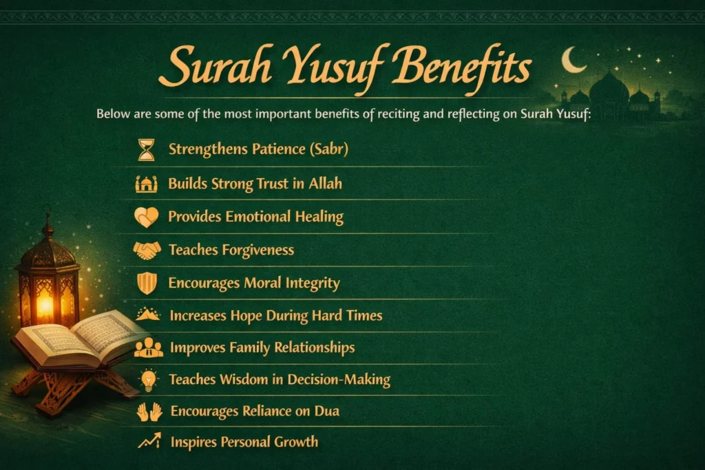 Surah Yusuf benefits