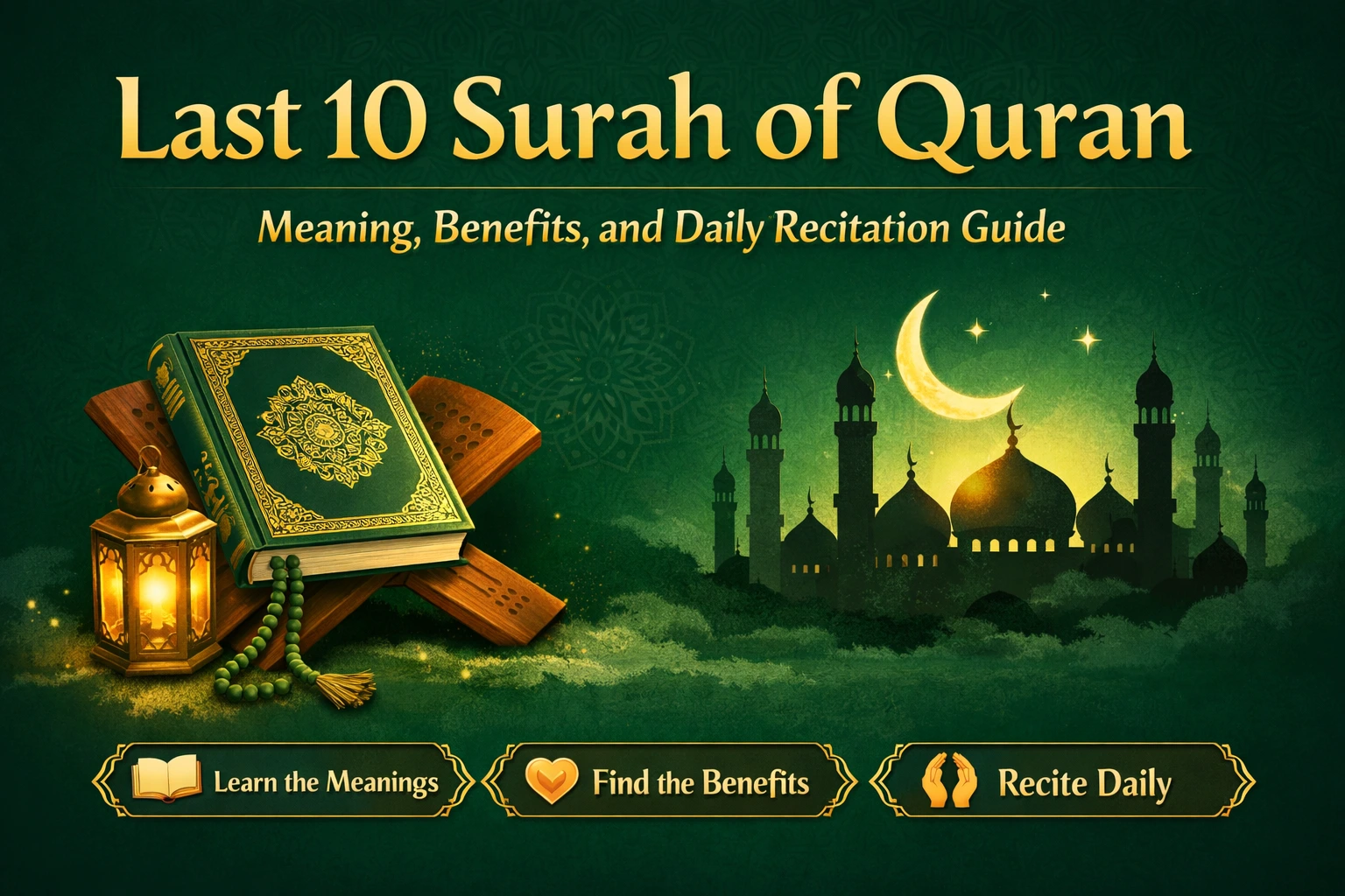 Last 10 Surah of Quran