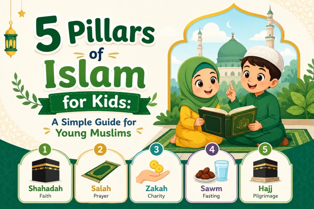 5 Pillars of Islam for Kids